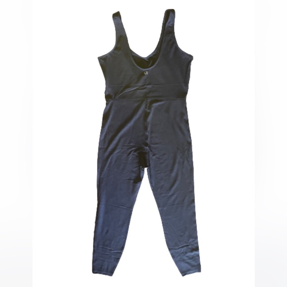 🆕 GapFit Gap Women Brushed Jersey One-Piece Bodysuit Navy Blue M - Picture 5 of 11